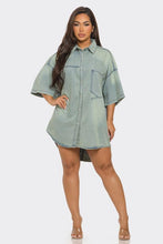 Load image into Gallery viewer, Katrina Denim Shirt Dress