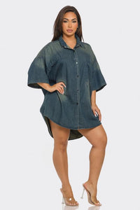 Katrina Denim Shirt Dress