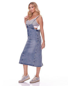 LALA DENIM TANK DRESS