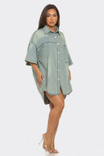Load image into Gallery viewer, Katrina Denim Shirt Dress