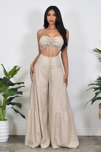 Stacia Bandeau Wide Leg Set