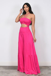 Stacia Bandeau Wide Leg Set