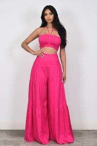 Stacia Bandeau Wide Leg Set