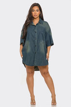 Load image into Gallery viewer, Katrina Denim Shirt Dress