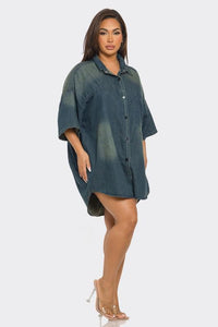 Katrina Denim Shirt Dress