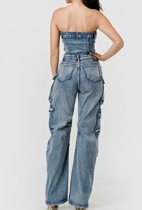 Bre Denim Jumpsuit