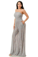 Load image into Gallery viewer, Cheyenne Fringe Strapless Jumpsuit