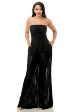 Load image into Gallery viewer, Cheyenne Fringe Strapless Jumpsuit