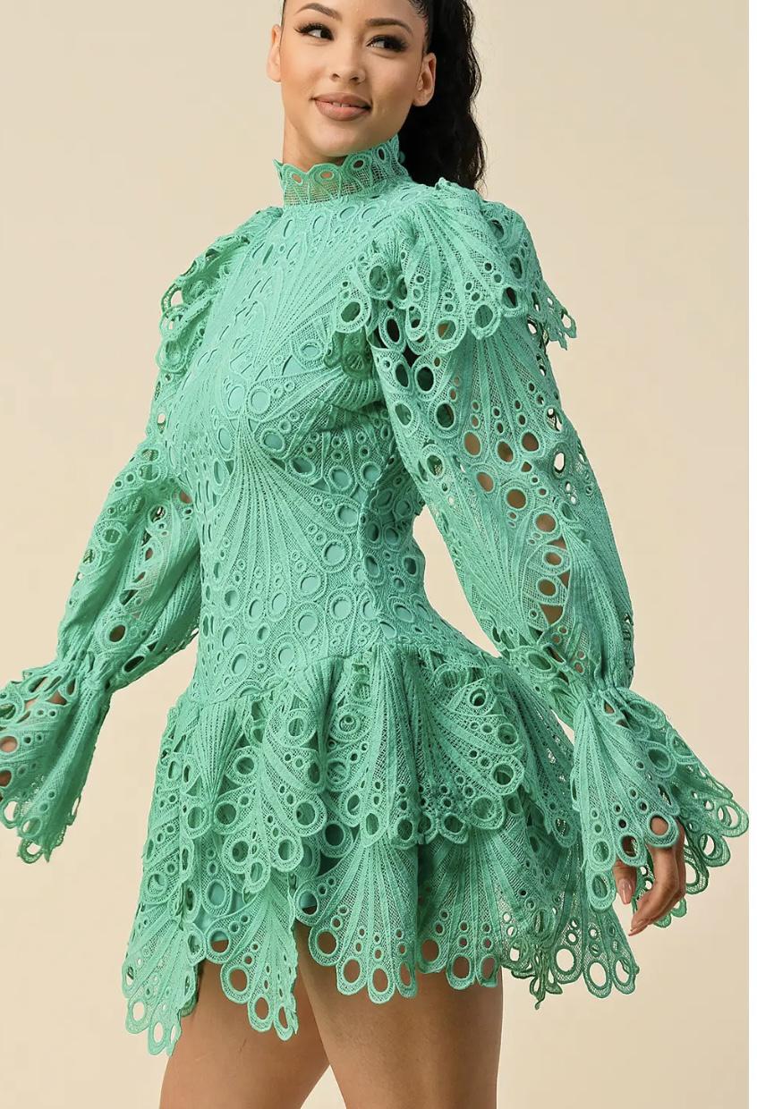 Janae Crochet Dress